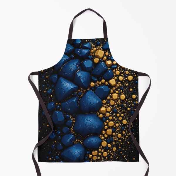 Item preview, Blue and Gold Fragments designed and sold by Kaleidoscope Print.