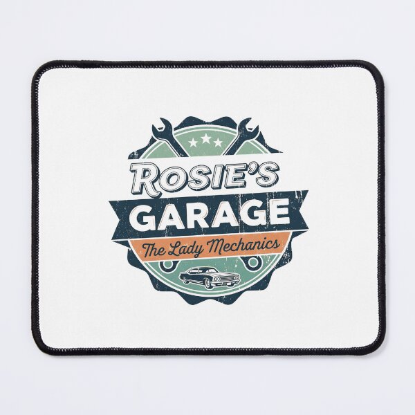 Item preview, Rosie's Garage | The Lady Mechanics designed and sold by RedDelaney.