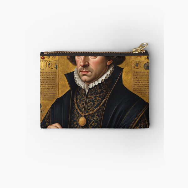 Item preview, Thomas Cromwell vintage Tudor Henry VIII advisor portrait art painting designed and sold by Vintage Designs +.