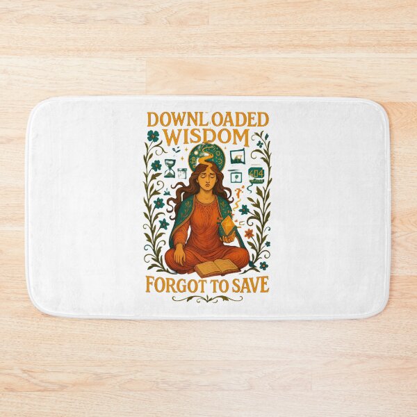 Item preview, Downloaded Wisdom Forgot To Save T-Shirt | Funny Spiritual Memory Tee designed and sold by MySpiritTravels.