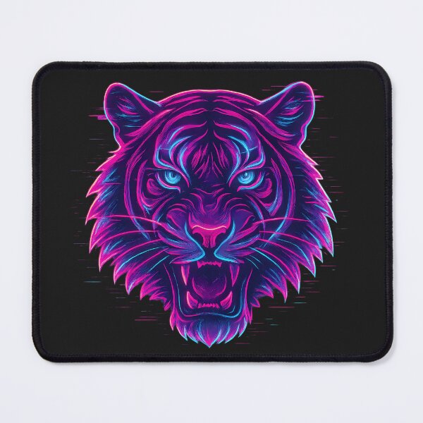 Item preview, Synthwave Neon Tiger designed and sold by kyokugen.