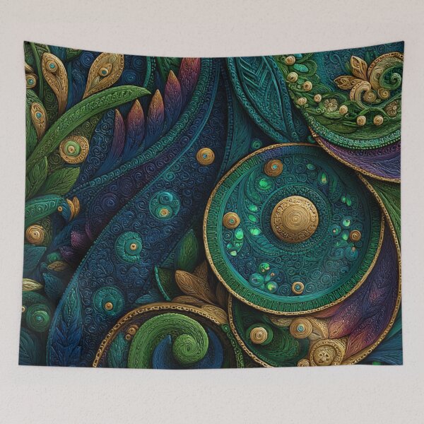 Item preview, New Zealand Māori Paua Pattern Koru Design 514 designed and sold by GrinGalore.