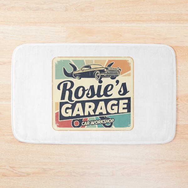 Item preview, Rosie's Garage | Vintage Car Workshop Emblem designed and sold by RedDelaney.