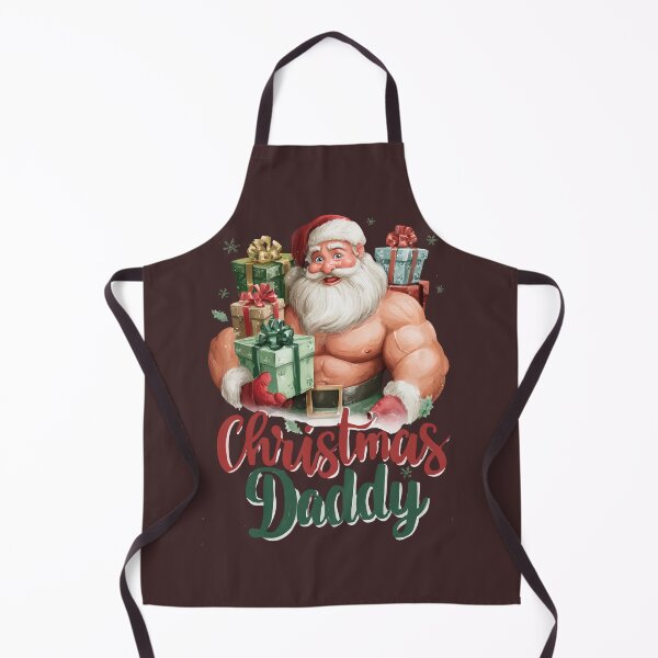 Item preview, Daddy Christmas – Funny Muscular Santa Illustration designed and sold by Maryna_Reine.
