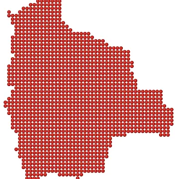 Artwork thumbnail, Bolivia Red Rhinestone by TheIconSmith