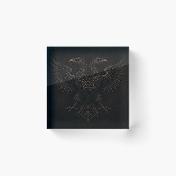 Item preview, Gothic Two-Headed Eagle Emblem  Dark Fantasy Symbolic Design designed and sold by VelureArt.
