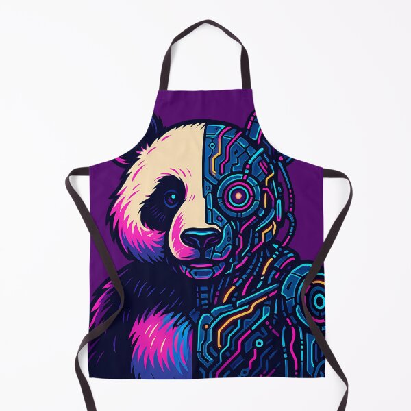 Item preview, Neon Cybernetic Panda designed and sold by kyokugen.