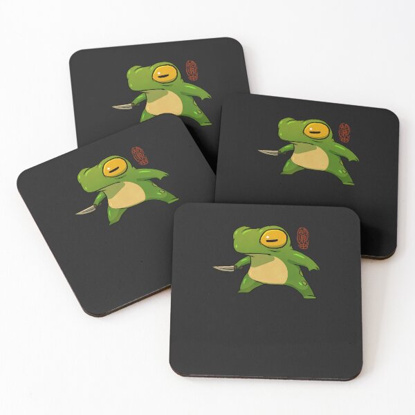 Item preview, Knife Wielding Stabby Gremlin Frog Artwork Asian Style designed and sold by nuarjcinw.