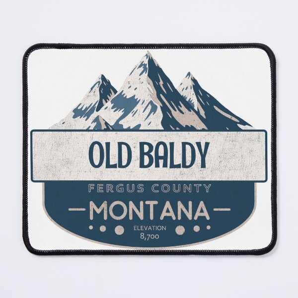 Item preview, Old Baldy, Fergus County, Montana, Mountain Design designed and sold by Wanderful-roads.