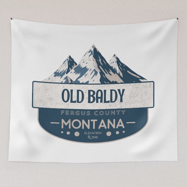 Item preview, Old Baldy, Fergus County, Montana, Mountain Design designed and sold by Wanderful-roads.
