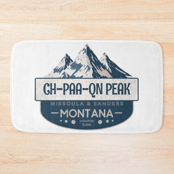 Item preview, Ch-paa-qn Peak, Missoula & Sanders, Montana, Mountain Design designed and sold by Wanderful-roads.