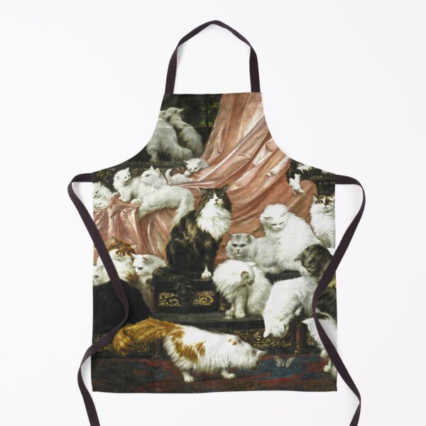 Item preview, My Wife's Lovers Carl Kahler - Victorian Cat Portrait - 19th Century Animal Painting Masterpiece designed and sold by Under-TheTable.