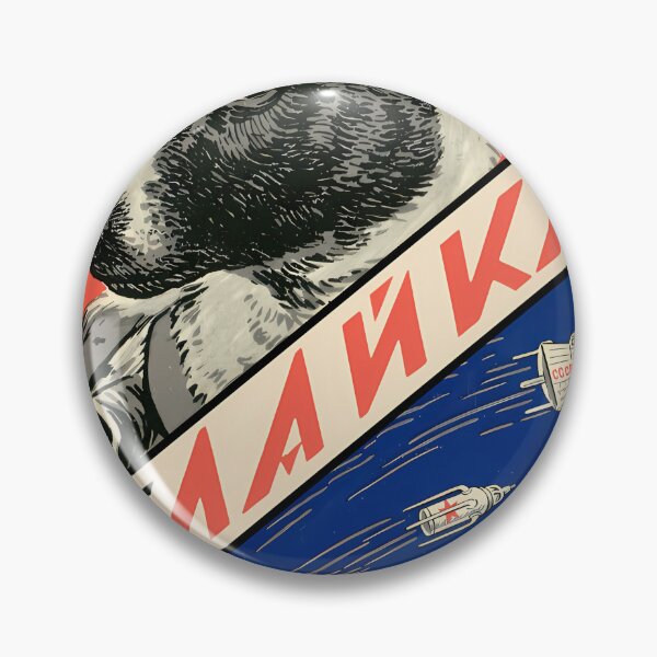 Item preview, Laika First Space Dog  Soviet Vintage Space Poster Hq-Quality Restored (1) designed and sold by hgmbkptkw.