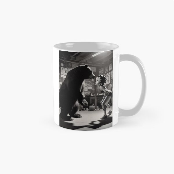 Item preview, "Boopzilla vs. The Mic Drop: A Bear-y Dramatic Showdown!" designed and sold by Print Fiction.