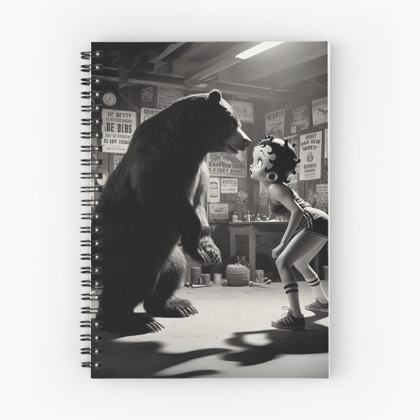 Item preview, "Boopzilla vs. The Mic Drop: A Bear-y Dramatic Showdown!" designed and sold by Print Fiction.