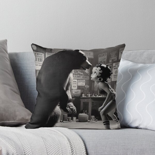 Item preview, "Boopzilla vs. The Mic Drop: A Bear-y Dramatic Showdown!" designed and sold by Print Fiction.