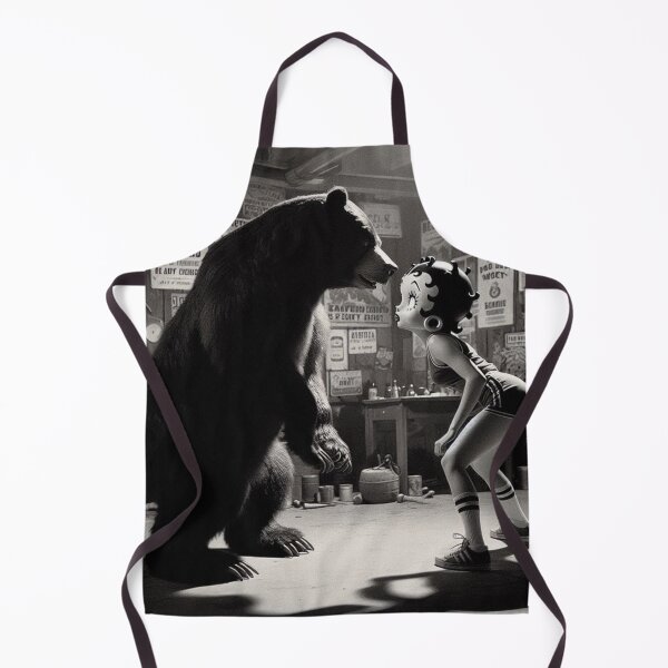 Item preview, "Boopzilla vs. The Mic Drop: A Bear-y Dramatic Showdown!" designed and sold by Print Fiction.