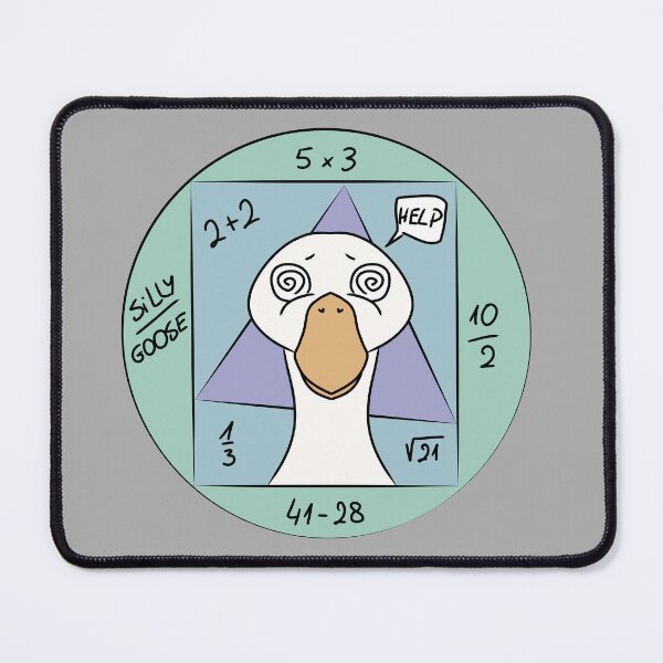 Item preview, Silly Goose Confused by Math designed and sold by HugSomeNettles.