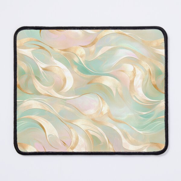 Item preview, Luxury Pastel Wave with Metallic & Pearl Accents designed and sold by Windy-market.