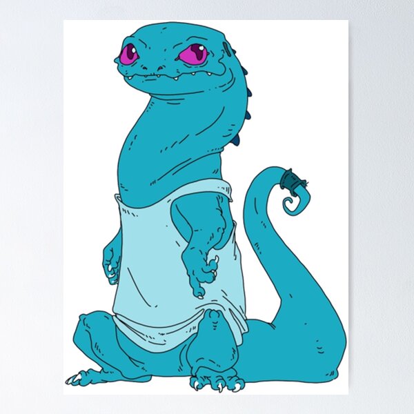 Item preview, Blue Lizard with Apron designed and sold by leerladner.