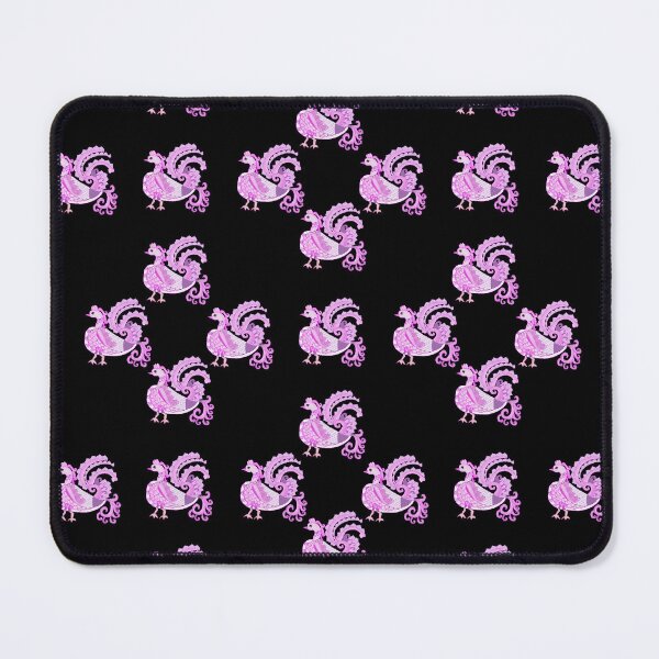 Item preview, Repeating pattern with traditional swan motifs - Black designed and sold by Svasti Arts and Designs.