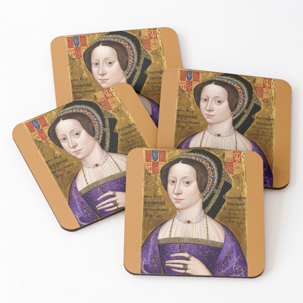 Item preview, Portrait of Tudor Queen Anne Boleyn wife of Henry VIII of England designed and sold by Vintage Designs +.