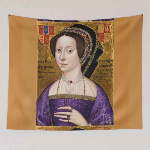 Item preview, Portrait of Tudor Queen Anne Boleyn wife of Henry VIII of England designed and sold by Vintage Designs +.