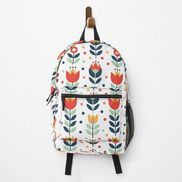 Item preview, Scandinavian Folk Art Floral Seamless Pattern designed and sold by VelloomStore.