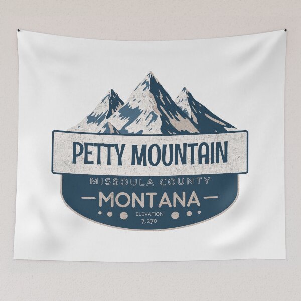 Item preview, Petty Mountain, Missoula County, Montana, Mountain Design designed and sold by Wanderful-roads.