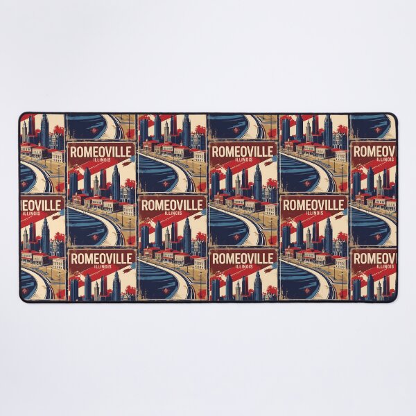Item preview, Romeoville Illinois 1950s USA Vintage Travel Tourism designed and sold by TravelersGems.