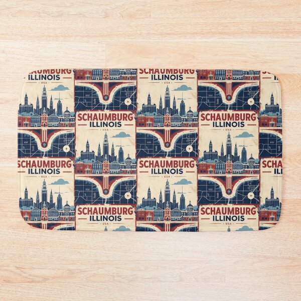 Item preview, Schaumburg Illinois 1950s USA Vintage Travel Tourism designed and sold by TravelersGems.