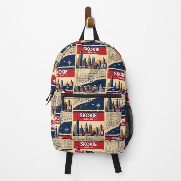 Item preview, Skokie Illinois 1950s USA Vintage Travel Tourism designed and sold by TravelersGems.