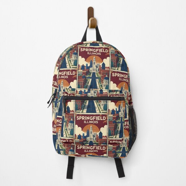 Item preview, Springfield Illinois 1950s USA Vintage Travel Tourism designed and sold by TravelersGems.