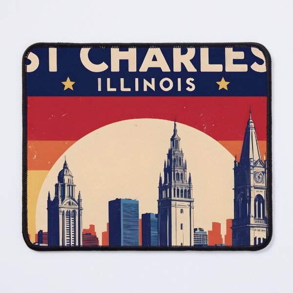 Item preview, St Charles Illinois 1950s USA Vintage Travel Tourism designed and sold by TravelersGems.
