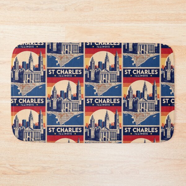 Item preview, St Charles Illinois 1950s USA Vintage Travel Tourism designed and sold by TravelersGems.