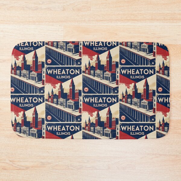 Item preview, Wheaton Illinois 1950s USA Vintage Travel Tourism designed and sold by TravelersGems.