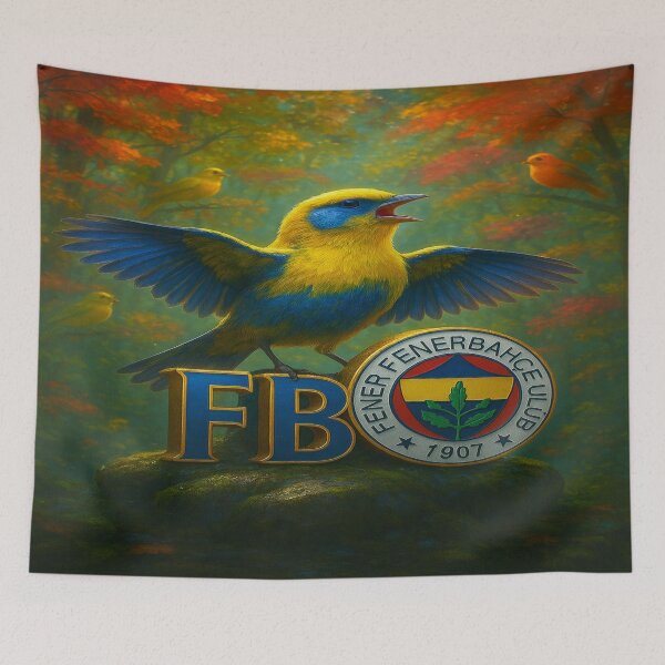 Item preview, Golden Canary Spirit – Fenerbahçe Inspired Artwork designed and sold by VISTRAS.
