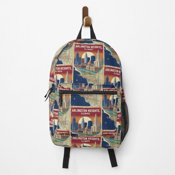 Item preview, Arlington Heights Illinois 1950s USA Vintage Travel Tourism designed and sold by TravelersGems.