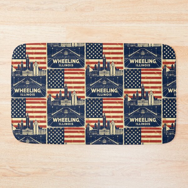 Item preview, Wheeling Illinois 1950s USA Vintage Travel Tourism designed and sold by TravelersGems.