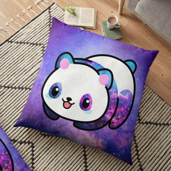 Kawaii Galactic Mighty Panda Coussin de sol