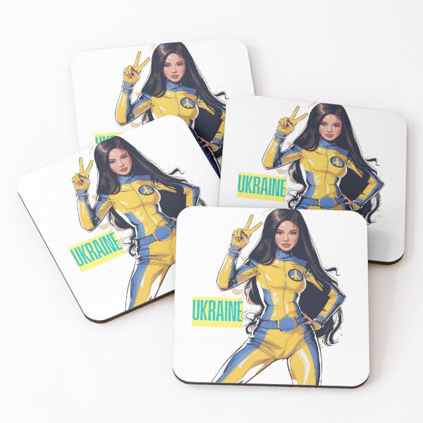 Item preview, Peace heroine Ukraine with victory gesture designed and sold by Alasha94.