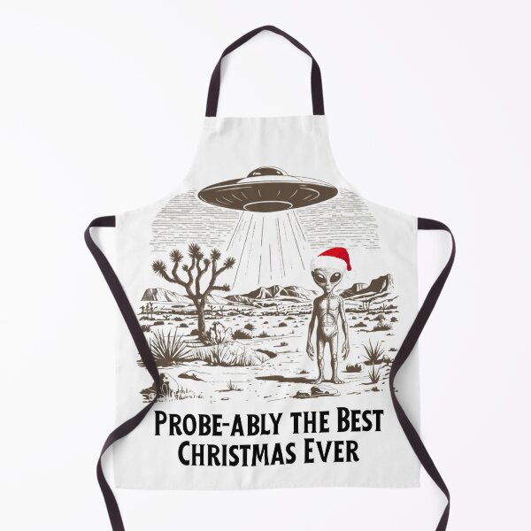 Artikelvorschau, Lustiges Alien-Wüsten-UFO-Weihnachtsmannmütze-Feiertagsdesign entworfen und verkauft von MTJ-Mushrooms.