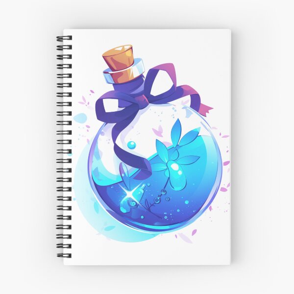 Item preview, Blue potion bottle designed and sold by MendaciousMina.