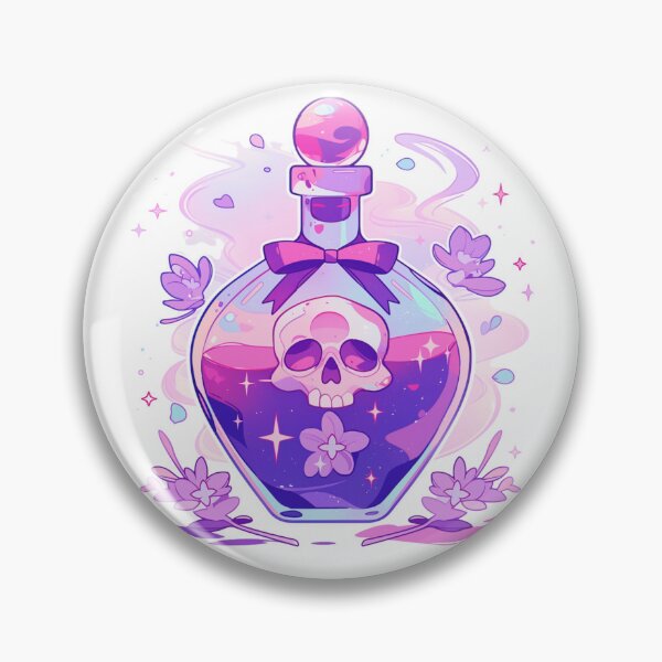 Item preview, Purple potion bottle designed and sold by MendaciousMina.