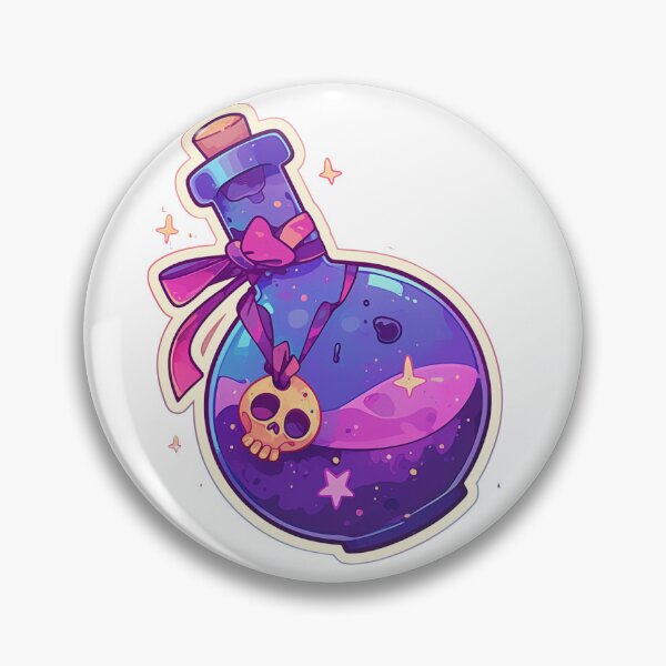 Item preview, Purple potion bottle designed and sold by MendaciousMina.