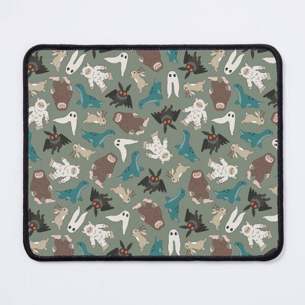 Item preview, cute cryptids [color: muted moss] designed and sold by Becca Alessi.