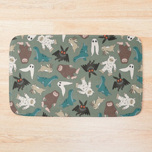 Item preview, cute cryptids [color: muted moss] designed and sold by Becca Alessi.
