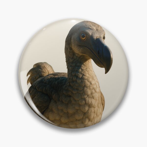 Artikelvorschau, Dodo Vogel realistischer Sticker Illustration entworfen und verkauft von BreakingWorse.