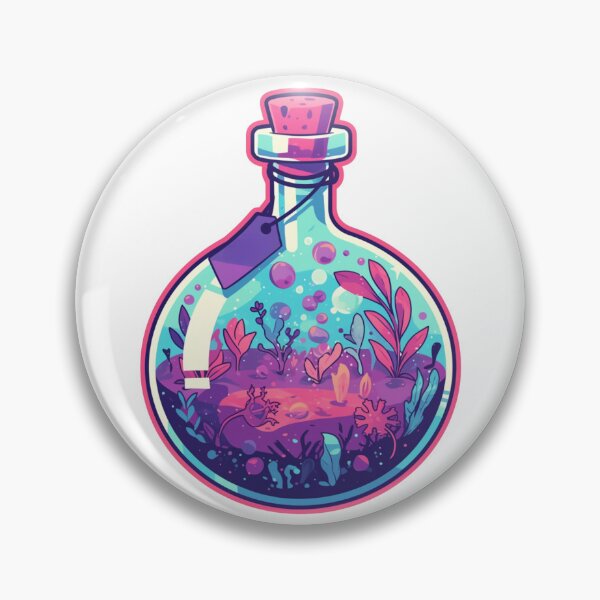 Item preview, Purple potion bottle designed and sold by MendaciousMina.