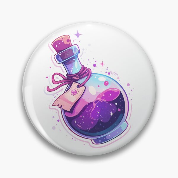 Item preview, Purple potion bottle designed and sold by MendaciousMina.
